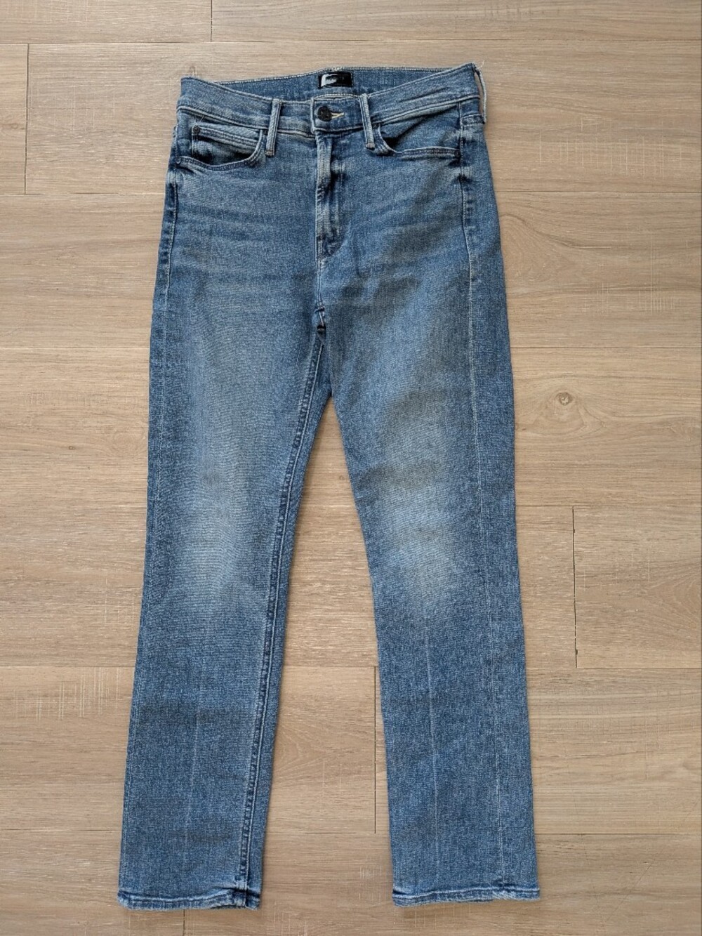 MOTHER Mid Rise Dazzler Ankle Fray Wash-We The Animals - Picture 3 of 9